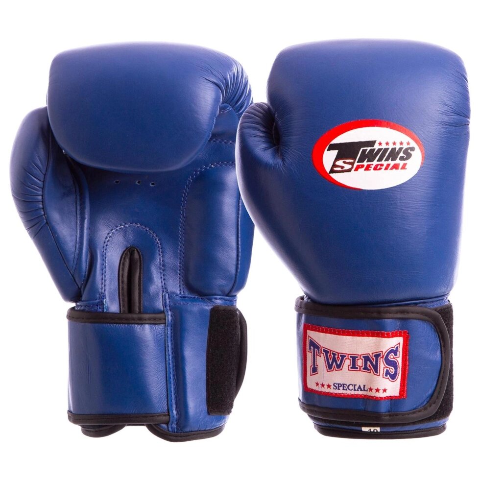 Рукавиці боксерські шкіряні TWN VL-6631 10-14 унцій кольори в асортименті від компанії Спортивний інтернет - магазин "One Sport" - фото 1