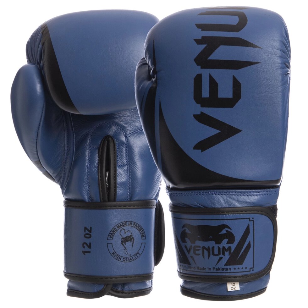 Рукавиці боксерські шкіряні VNM CHALLENGER BO-5245 10-14 унцій кольори в асортименті від компанії Спортивний інтернет - магазин "One Sport" - фото 1