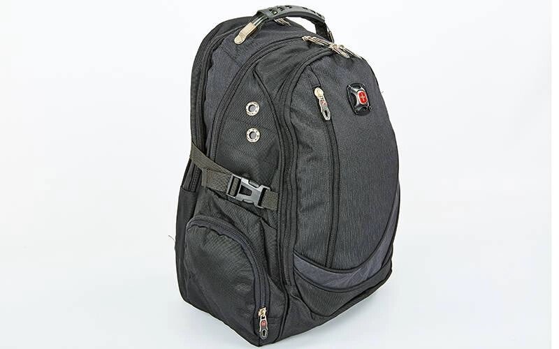 Рюкзак міський VICTOR 35л 7658 (PL, р-р 48х20х30см, чорний) від компанії Спортивний інтернет - магазин "One Sport" - фото 1