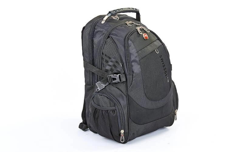 Рюкзак міський VICTOR 35л 8856 (PL, р-р 48х20х30см, чорний) від компанії Спортивний інтернет - магазин "One Sport" - фото 1