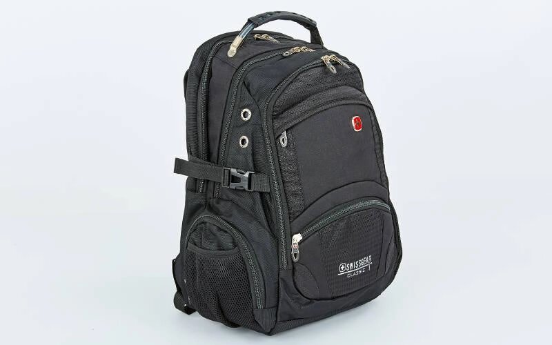 Рюкзак міський VICTOR 35л 9383 (PL, р-р 48х20х30см, чорний) від компанії Спортивний інтернет - магазин "One Sport" - фото 1