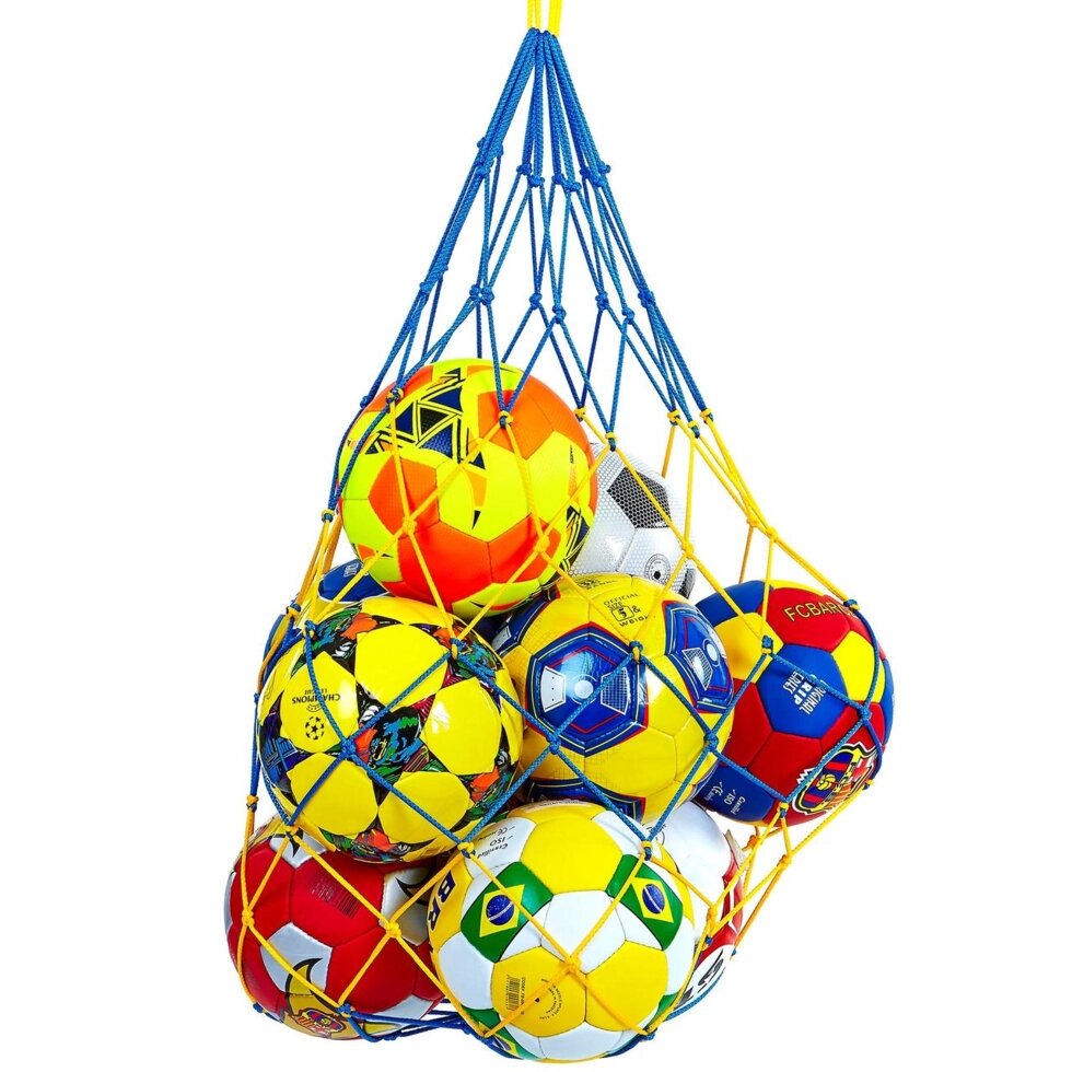 Сетка для мячей Zelart SO-5258 на 10 мячей ##от компании## Спортивный интернет - магазин "One Sport" - ##фото## 1