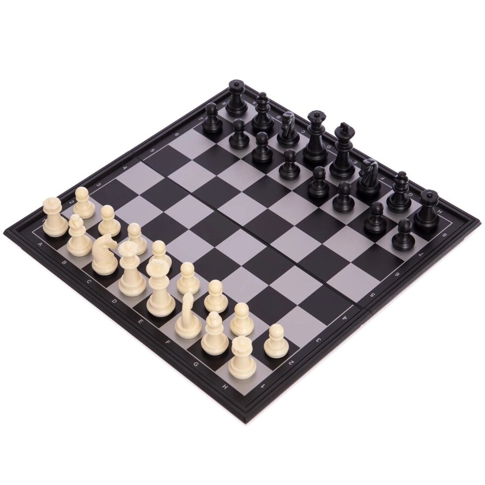 Шахи дорожні на магнітах Zelart SC5677 25x25 см пластик від компанії Спортивний інтернет - магазин "One Sport" - фото 1