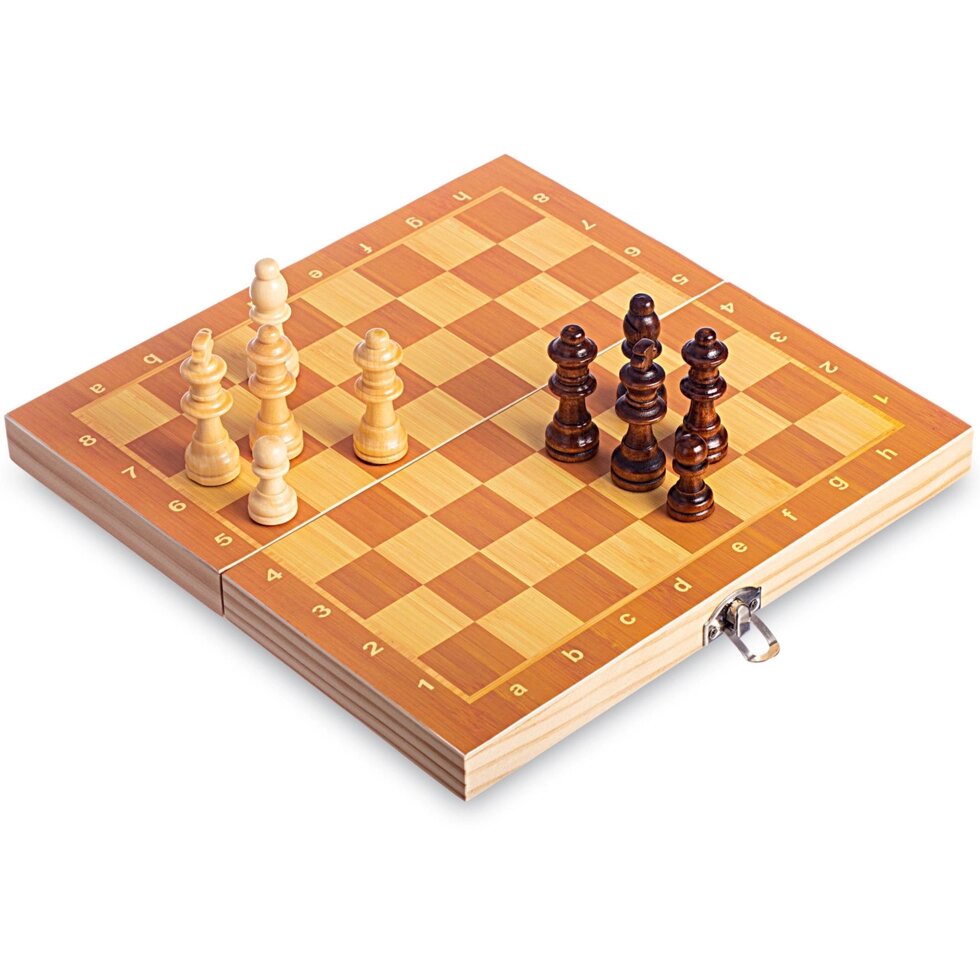 Шахи-настільна гра дерев'яні на магнітах W6701 (р-р дошки 24см x 24см) від компанії Спортивний інтернет - магазин "One Sport" - фото 1