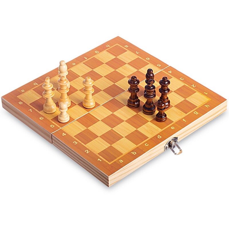 Шахи-настільна гра дерев'яні на магнітах W6702 (р-р дошки 29см x 29см) від компанії Спортивний інтернет - магазин "One Sport" - фото 1