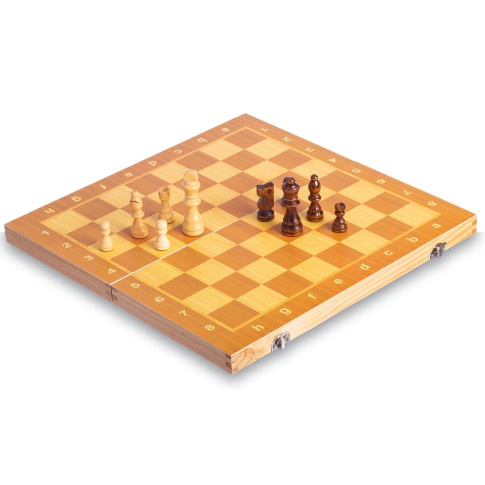 Шахи настільна гра на магнітах Zelart W6704 39x39 см дерево від компанії Спортивний інтернет - магазин "One Sport" - фото 1