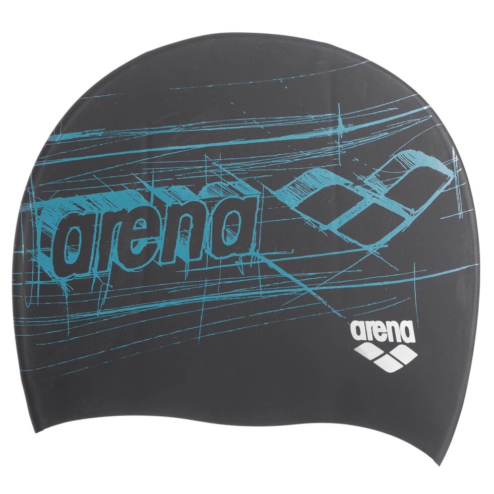 Шапочка для плавання ARENA PRINT AR-94168-30 (силікон, кольори в асортименті) від компанії Спортивний інтернет - магазин "One Sport" - фото 1