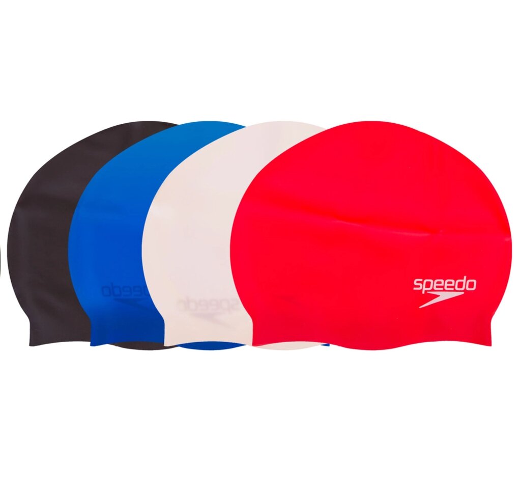 Шапочка для плавання дитяча SPEEDO PLAIN FLAT SILICONE CAP 8709931959 (силікон, кольори в асортименті) від компанії Спортивний інтернет - магазин "One Sport" - фото 1