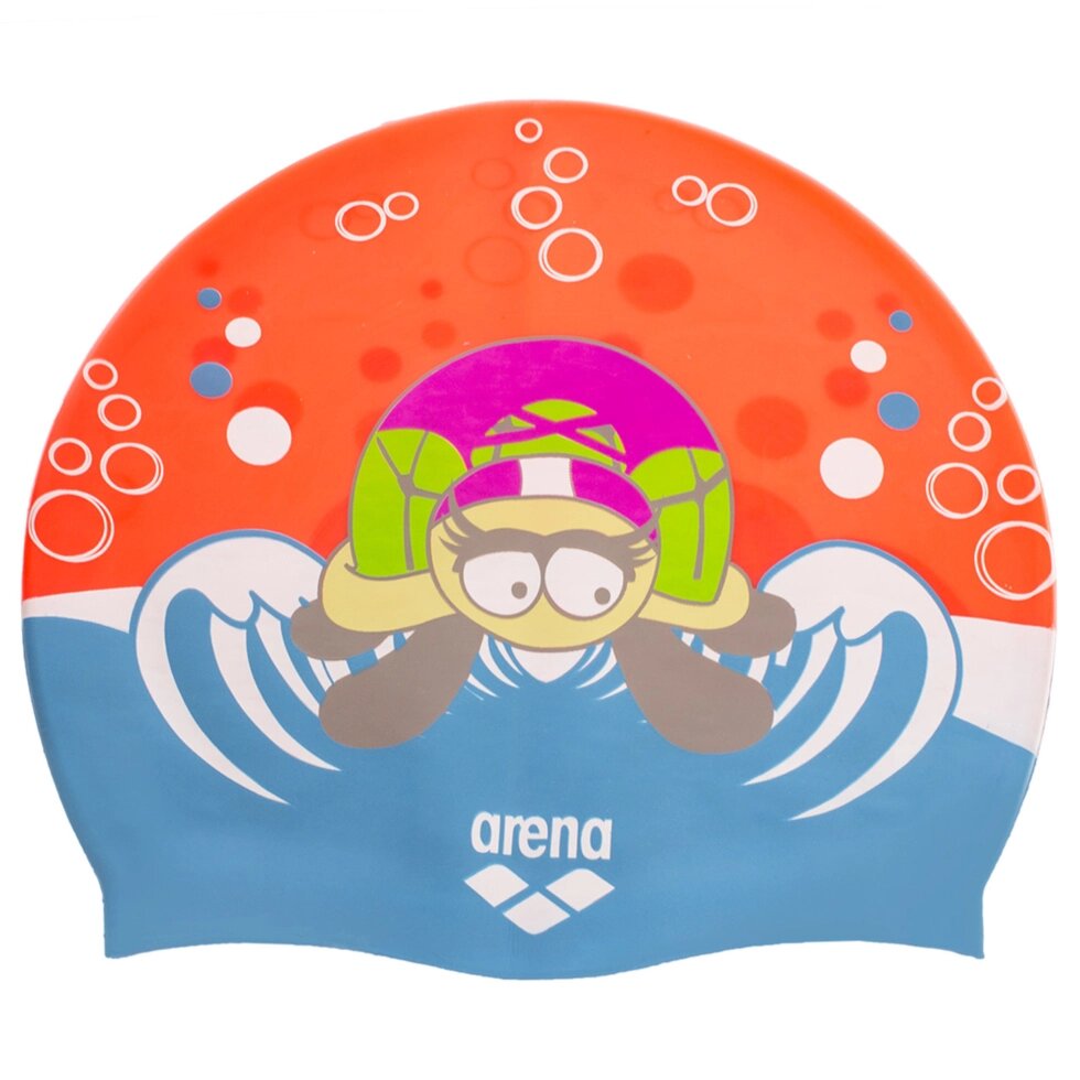 Шапочка для плавання дитячі ARENA AWT MULTI AR-91925-20 (силікон, кольори в асортименті) від компанії Спортивний інтернет - магазин "One Sport" - фото 1