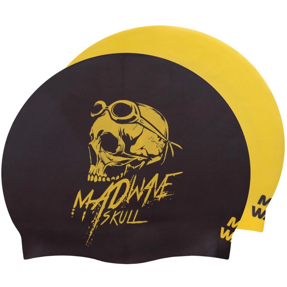 Шапочка для плавання двостороння MadWave SWIM SCULL reversible M055025 (силікон, кольори в асортименті) від компанії Спортивний інтернет - магазин "One Sport" - фото 1