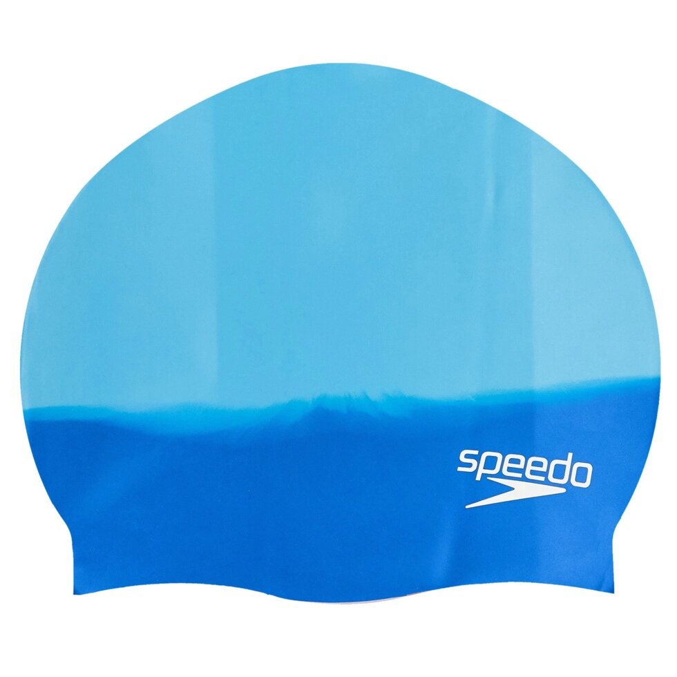 Шапочка для плавання SPEEDO MULTI COLOUR 806169B958 (силікон, синій) від компанії Спортивний інтернет - магазин "One Sport" - фото 1