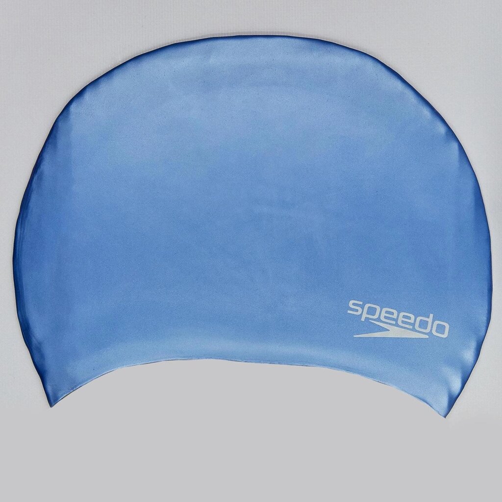 Шапочка для плавання SPEEDO PLAIN MOULDED 870984C816 (силікон, блакитний) від компанії Спортивний інтернет - магазин "One Sport" - фото 1