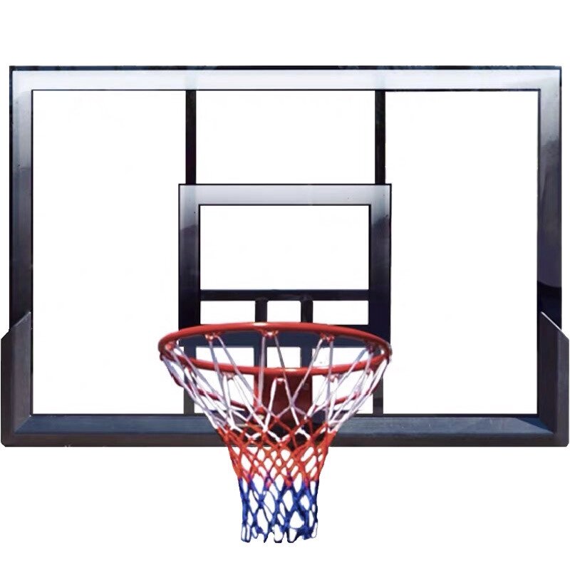 Щит баскетбольний з кільцем і сіткою S008S (щит-PC,р-р 120х80см, кільце (16мм) d-45см, сітка NY) від компанії Спортивний інтернет - магазин "One Sport" - фото 1