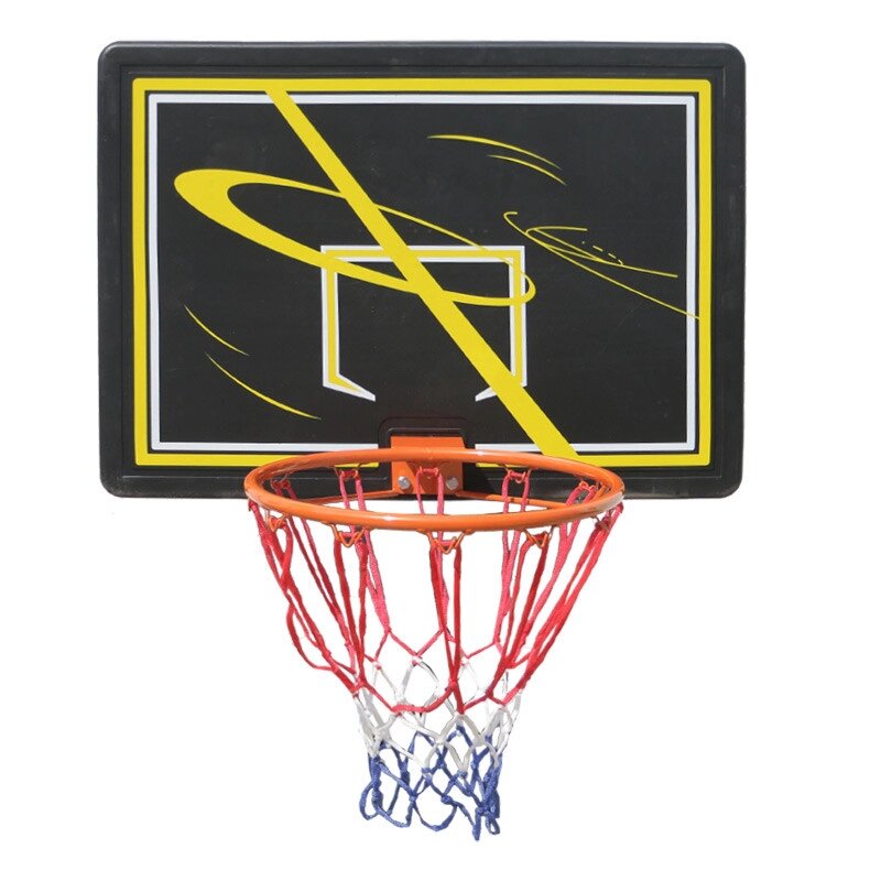 Щит баскетбольний з кільцем і сіткою S019EB (щит-HDPE,р-р 110х70см, кільце (16мм) d-45см, сітка NY) від компанії Спортивний інтернет - магазин "One Sport" - фото 1
