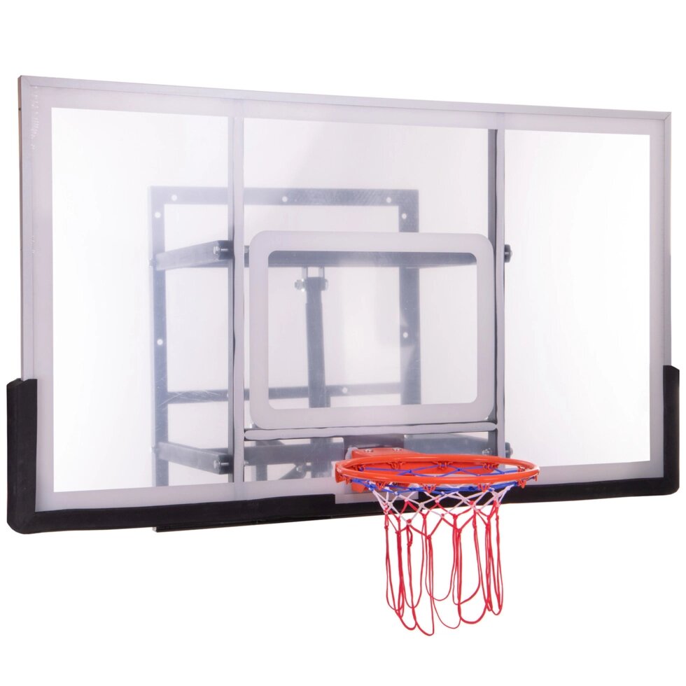 Щит баскетбольний з кільцем і сіткою Zelart S040 від компанії Спортивний інтернет - магазин "One Sport" - фото 1