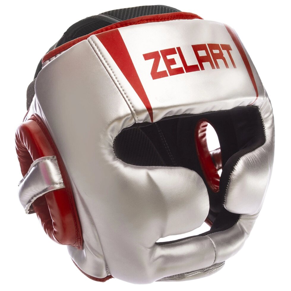 Шлем боксерский с полной защитой ZELART BO-1328 M-XL цвета в ассортименте ##от компании## Спортивный интернет - магазин "One Sport" - ##фото## 1