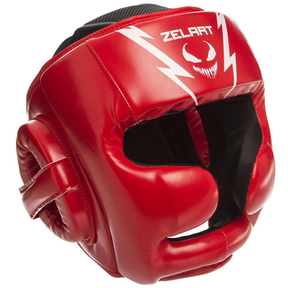 Шлем боксерский с полной защитой ZELART BO-1375 M-XL цвета в ассортименте ##от компании## Спортивный интернет - магазин "One Sport" - ##фото## 1