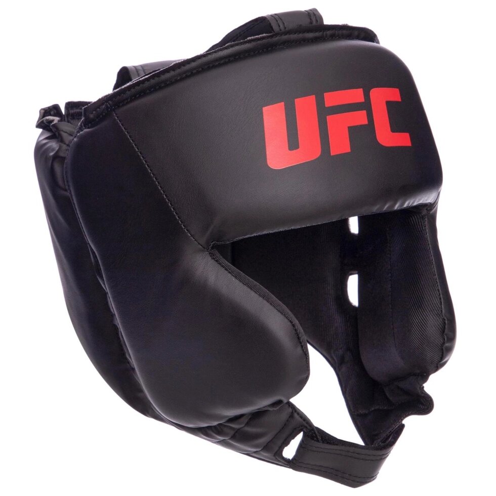 Шолом боксерський в мексиканському стилі UFC UHK-69759 M чорний від компанії Спортивний інтернет - магазин "One Sport" - фото 1