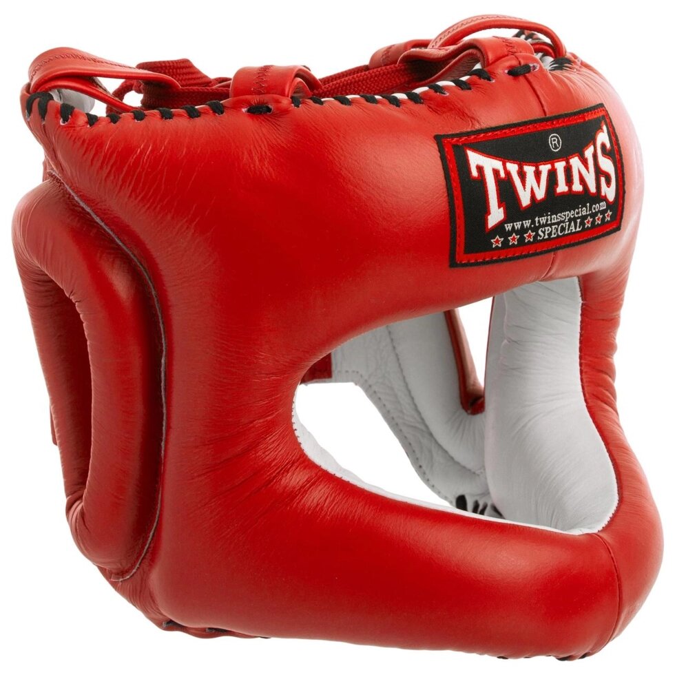 Шолом боксерський з бампером шкіряний TWINS HGL-9 M-XL кольори в асортименті від компанії Спортивний інтернет - магазин "One Sport" - фото 1