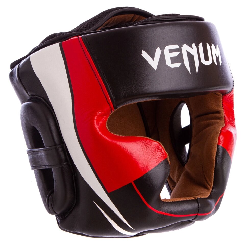 Шолом боксерський з повним захистом шкіряний VNM BO-5239 М-XL кольори в асортименті від компанії Спортивний інтернет - магазин "One Sport" - фото 1