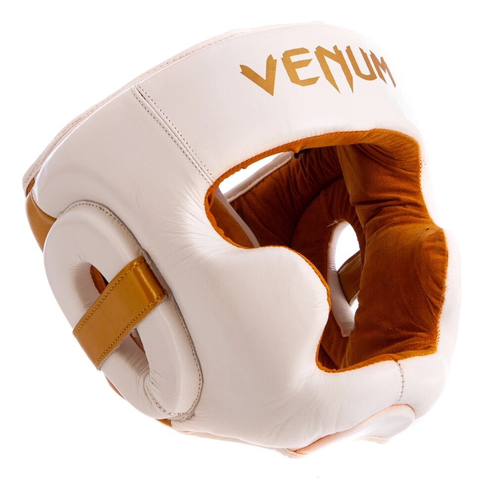 Шолом боксерський з повним захистом шкіряний VNM ELITE VL-8312 М-XL кольори в асортименті від компанії Спортивний інтернет - магазин "One Sport" - фото 1