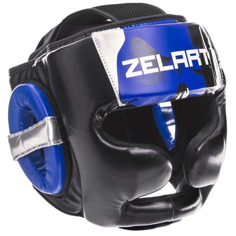 Шолом боксерський з повним захистом ZELART BO-1320 M-XL кольори в асортименті від компанії Спортивний інтернет - магазин "One Sport" - фото 1