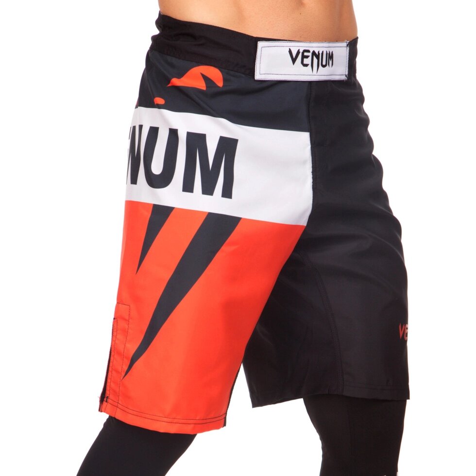 Шорти для єдиноборств VNM REVENGE CO-5817 M-XL чорний-червоний-білий від компанії Спортивний інтернет - магазин "One Sport" - фото 1