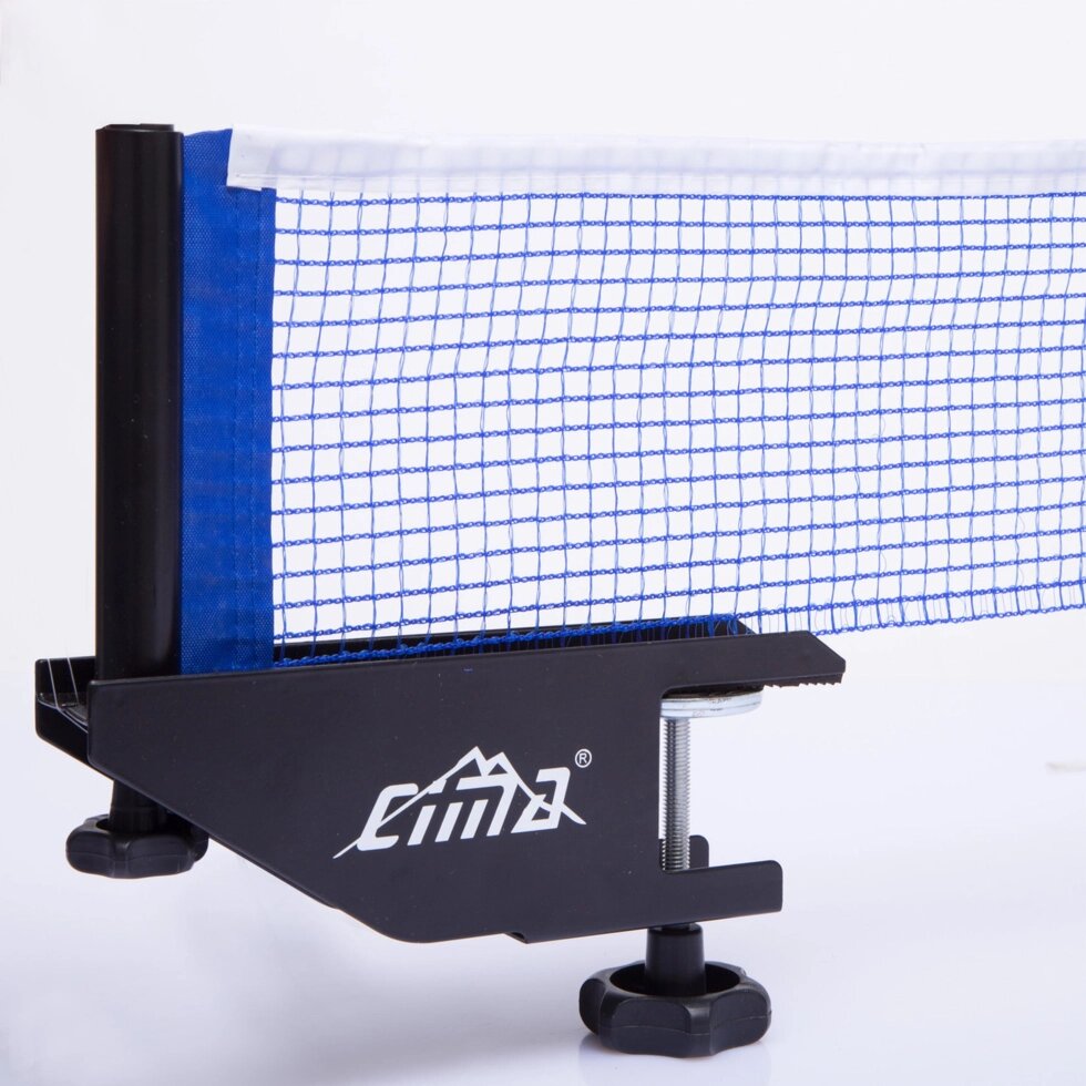 Сітка для настільного тенісу з гвинтовим кріпленням CIMA CM-T120 (метал, NY, колір. карт. коробка) від компанії Спортивний інтернет - магазин "One Sport" - фото 1