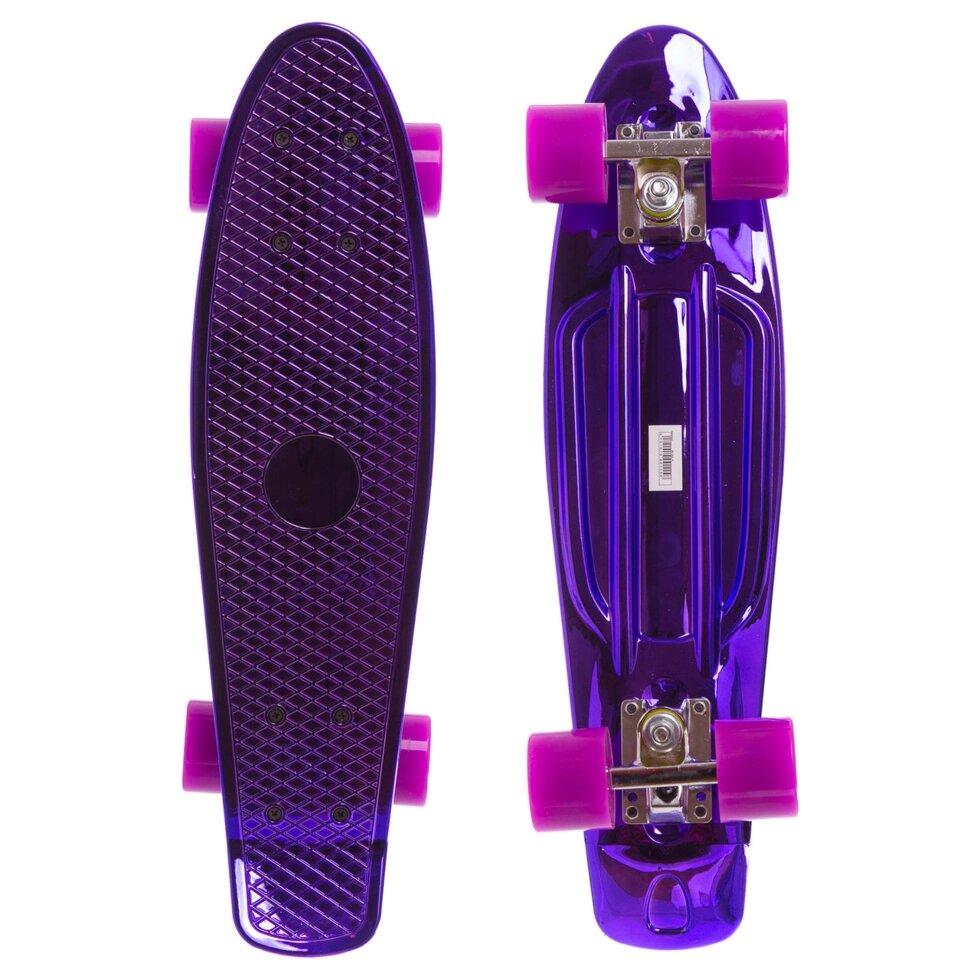 Скейтборд пластиковий Penny TONED VIOLET 22in металізована дека SK-501-4 (фіолетовий) від компанії Спортивний інтернет - магазин "One Sport" - фото 1