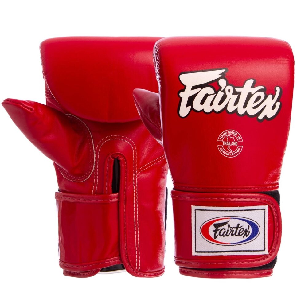 Снарядні рукавички шкіряні FAIRTEX TGT7 розмір M-XL кольори в асортименті від компанії Спортивний інтернет - магазин "One Sport" - фото 1