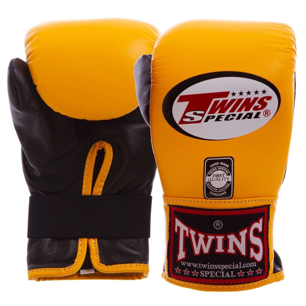 Снарядні рукавички шкіряні TWINS TBGL-1F розмір M-XL кольори в асортименті від компанії Спортивний інтернет - магазин "One Sport" - фото 1