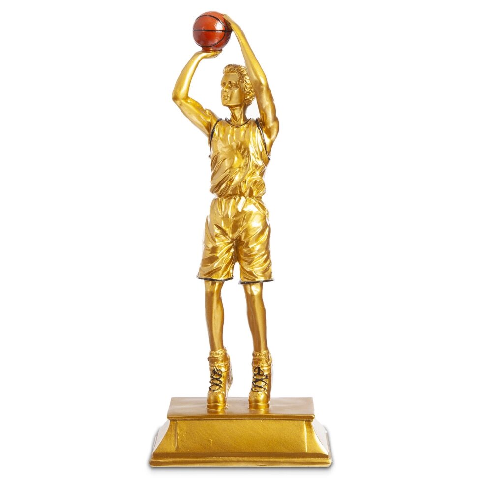 Статуетка (фігурка) нагородна спортивна Баскетбол Баскетболіст HX2094-AA5 (р-р 14х8х34см) від компанії Спортивний інтернет - магазин "One Sport" - фото 1