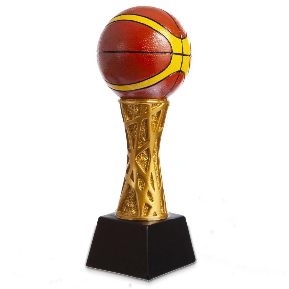 Статуетка (фігурка) нагородна спортивна Баскетбол Баскетбольний м'яч HX1422-B16 (р-р 8х8х27см) від компанії Спортивний інтернет - магазин "One Sport" - фото 1