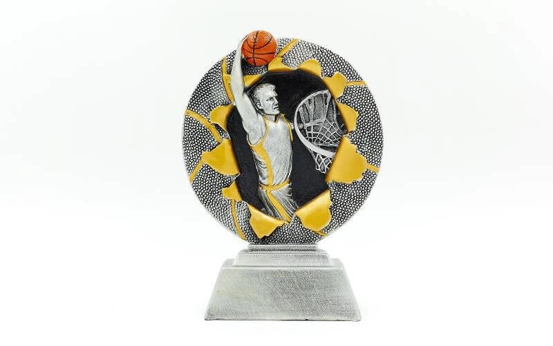 Статуетка (фігурка) нагородна спортивна Баскетбол C-4793-C1 (р-р 17x12x4 см) від компанії Спортивний інтернет - магазин "One Sport" - фото 1