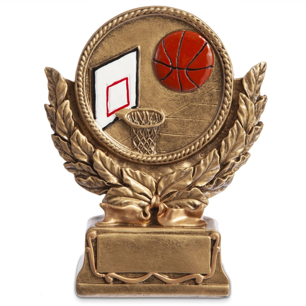 Статуетка (фігурка) нагородна спортивна Баскетбол HX3218-A (р-р 14х4х16см) від компанії Спортивний інтернет - магазин "One Sport" - фото 1