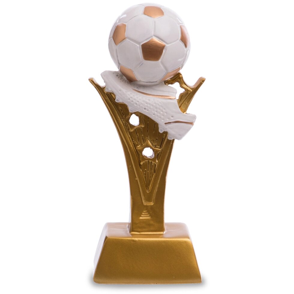 Статуетка (фігурка) нагородна спортивна Футбол Бутса з м'ячем C-4736-B16 (р-р 18х7х5 см) від компанії Спортивний інтернет - магазин "One Sport" - фото 1