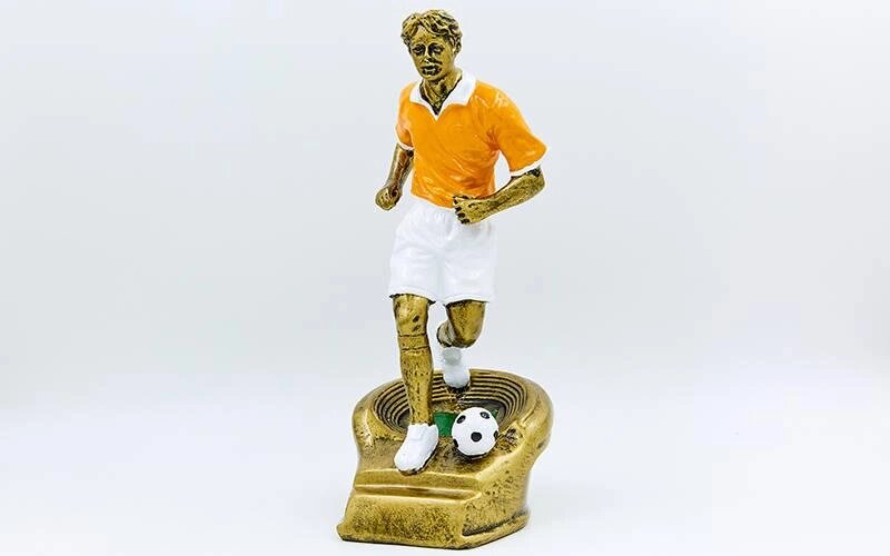 Статуетка (фігурка) нагородна спортивна Футбол Футболіст HX3361-A8 (р-р 12х13х25 см) від компанії Спортивний інтернет - магазин "One Sport" - фото 1