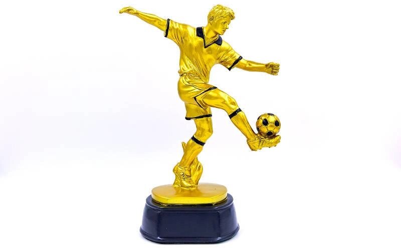Статуетка (фігурка) нагородна спортивна Футбол Футболіст HX4265-A5 (р-р 18х10х26 см) від компанії Спортивний інтернет - магазин "One Sport" - фото 1