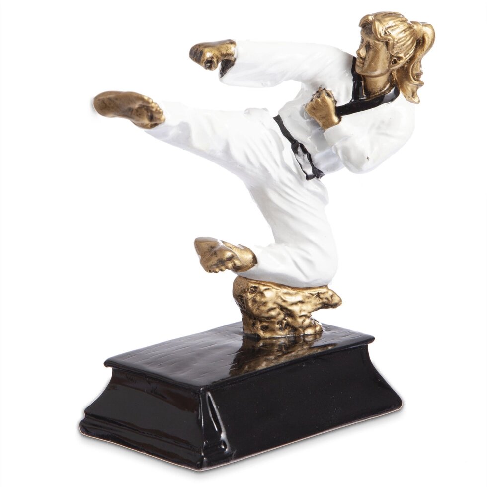 Статуетка (фігурка) нагородна спортивна Карате Каратистка HX1836-B8 (р-р 10х5х12см) від компанії Спортивний інтернет - магазин "One Sport" - фото 1