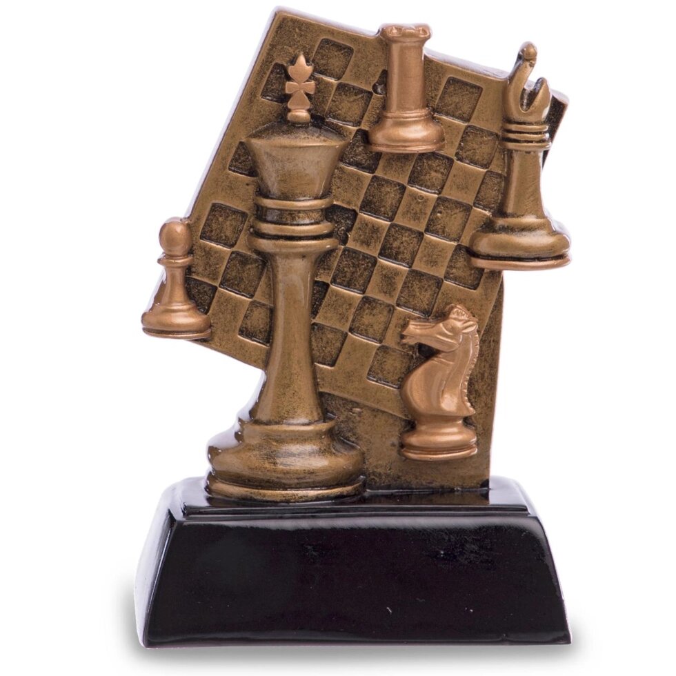 Статуетка (фігурка) нагородна спортивна Шахи Шахова дошка C-1627-B (р-р 13х9,5х4,5 см) від компанії Спортивний інтернет - магазин "One Sport" - фото 1