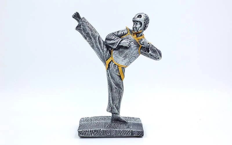 Статуетка (фігурка) нагородна спортивна Тхеквондо Таеквондист C-1501-B1 (р-р 19х15х8 см) від компанії Спортивний інтернет - магазин "One Sport" - фото 1