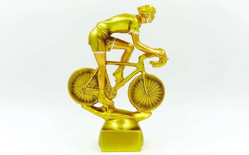 Статуетка (фігурка) нагородна спортивна Велоспорт Велосипедист C-4600-B5 (р-р 20х5х6см) від компанії Спортивний інтернет - магазин "One Sport" - фото 1