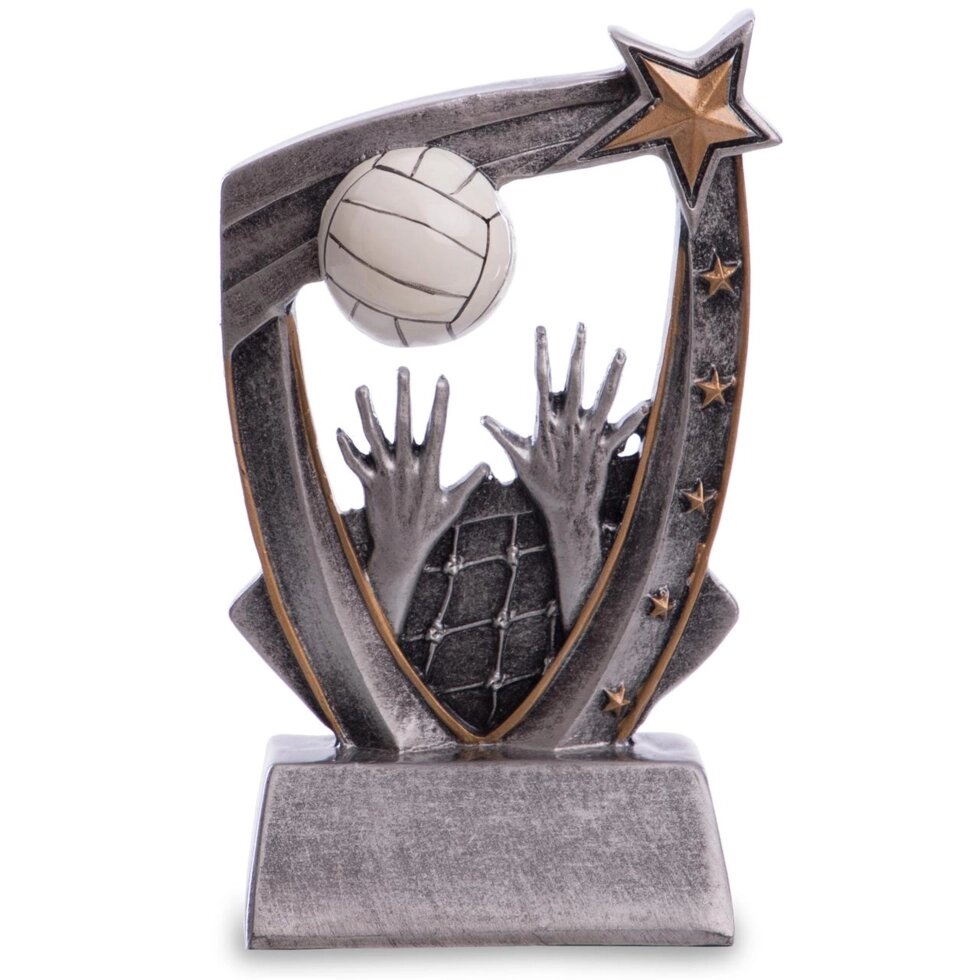 Статуетка (фігурка) нагородна спортивна Волейбол C-3310-C1 (р-р 14х8х4 см) від компанії Спортивний інтернет - магазин "One Sport" - фото 1