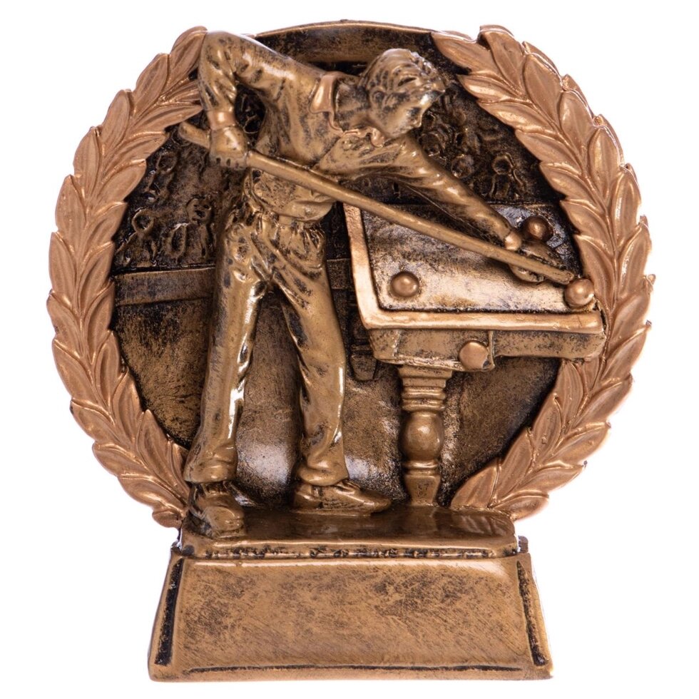 Статуетка (фігурка) нагородна спортивний Більярд Більярдист C-3195-C (р-н 11,5х12х4 см) від компанії Спортивний інтернет - магазин "One Sport" - фото 1