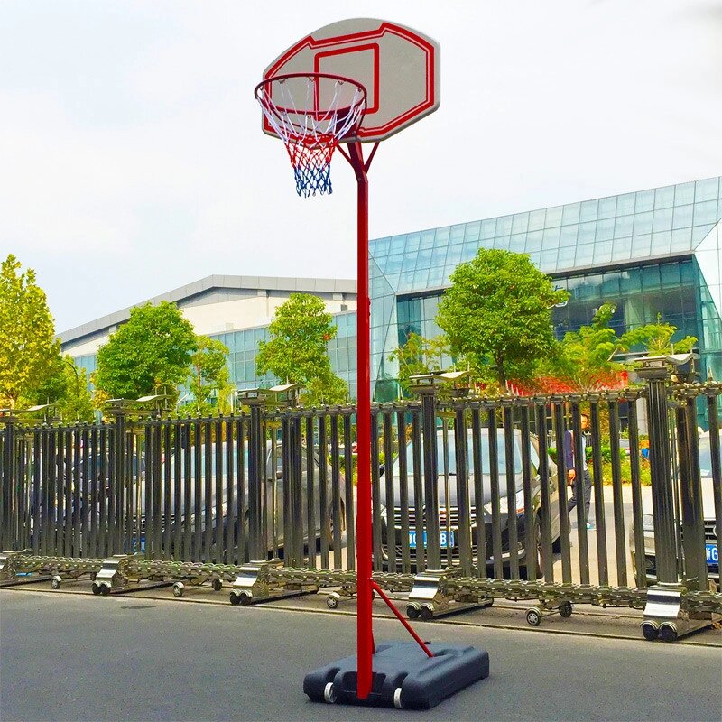 Стойка баскетбольная со щитом (мобильная) MEDIUM PE003 (щит-PE р-р 90x60х17см, кольцо-сталь (16мм) d-38см, від компанії Спортивний інтернет - магазин "One Sport" - фото 1