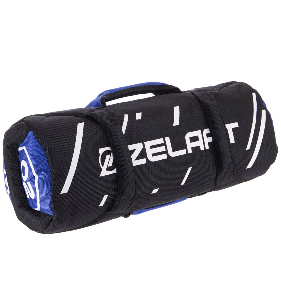 Сумка для кроссфита Zelart Sandbag FI-2627-M (MD1687-M) синій-чорний від компанії Спортивний інтернет - магазин "One Sport" - фото 1