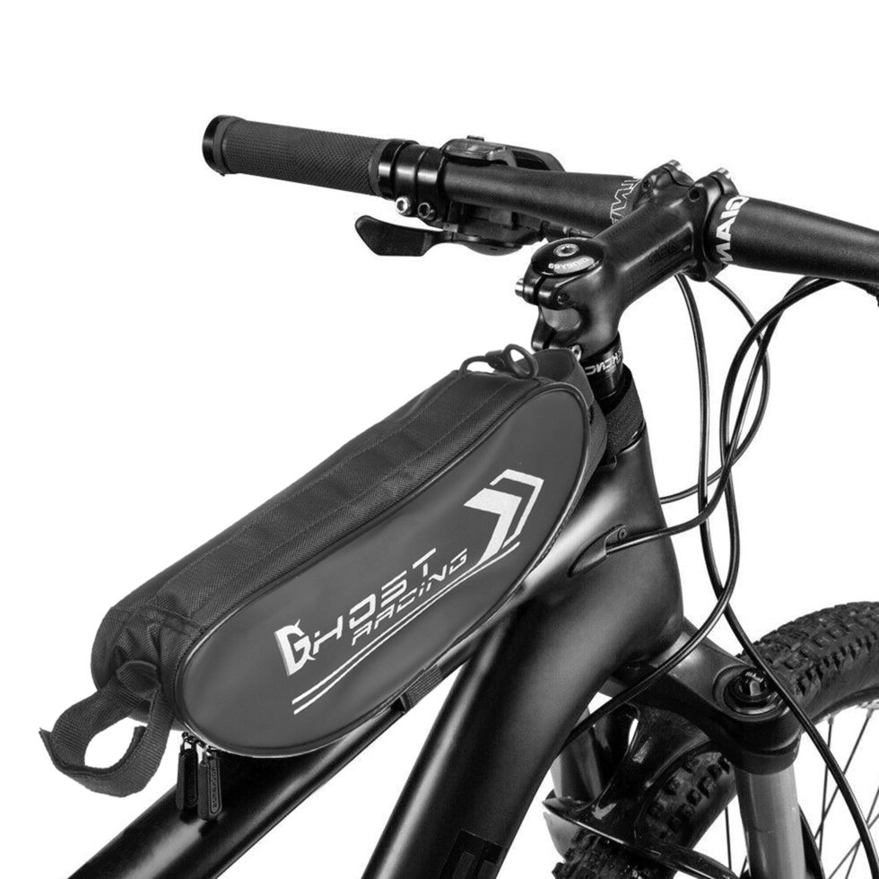 Сумка на кермо мотоцикла, велосипеда DHOST MS-1654 (PL, р-р 32х8х7см, чорний) від компанії Спортивний інтернет - магазин "One Sport" - фото 1