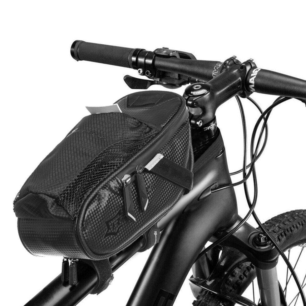 Сумка на раму велосипеда ROCK BARDS Zelart MS-1653 черный ##от компании## Спортивный интернет - магазин "One Sport" - ##фото## 1