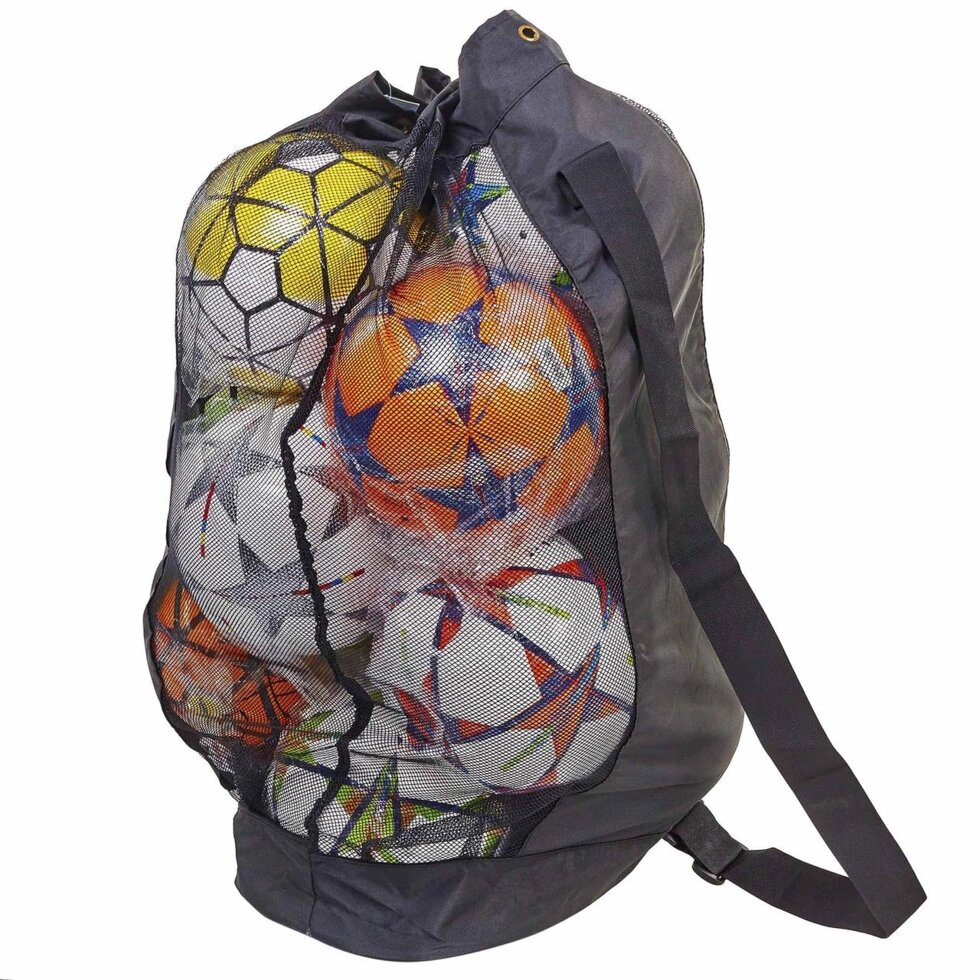 Сумка-рюкзак на 15 м'ячів З-4612 (поліестер, р-р 78х47х27см) від компанії Спортивний інтернет - магазин "One Sport" - фото 1