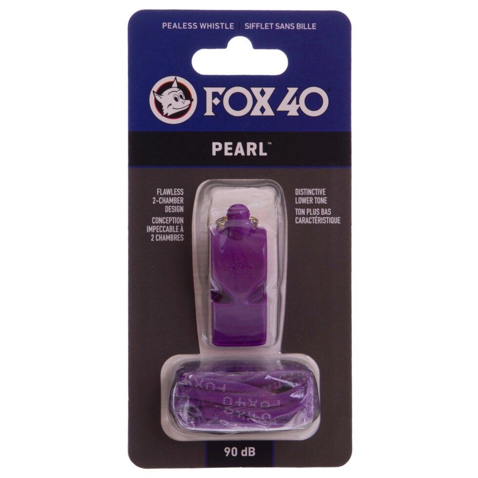 Свистоксинок чоловічий пластиковий PEARL FOX40-9703 PEARL кольору в асортименті від компанії Спортивний інтернет - магазин "One Sport" - фото 1